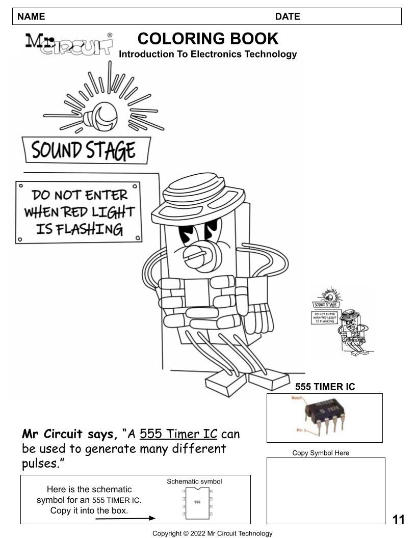 P#01 Teach STEM Technology Electronics – Grades 2, 3, 4 Elem School – Mr Circuit