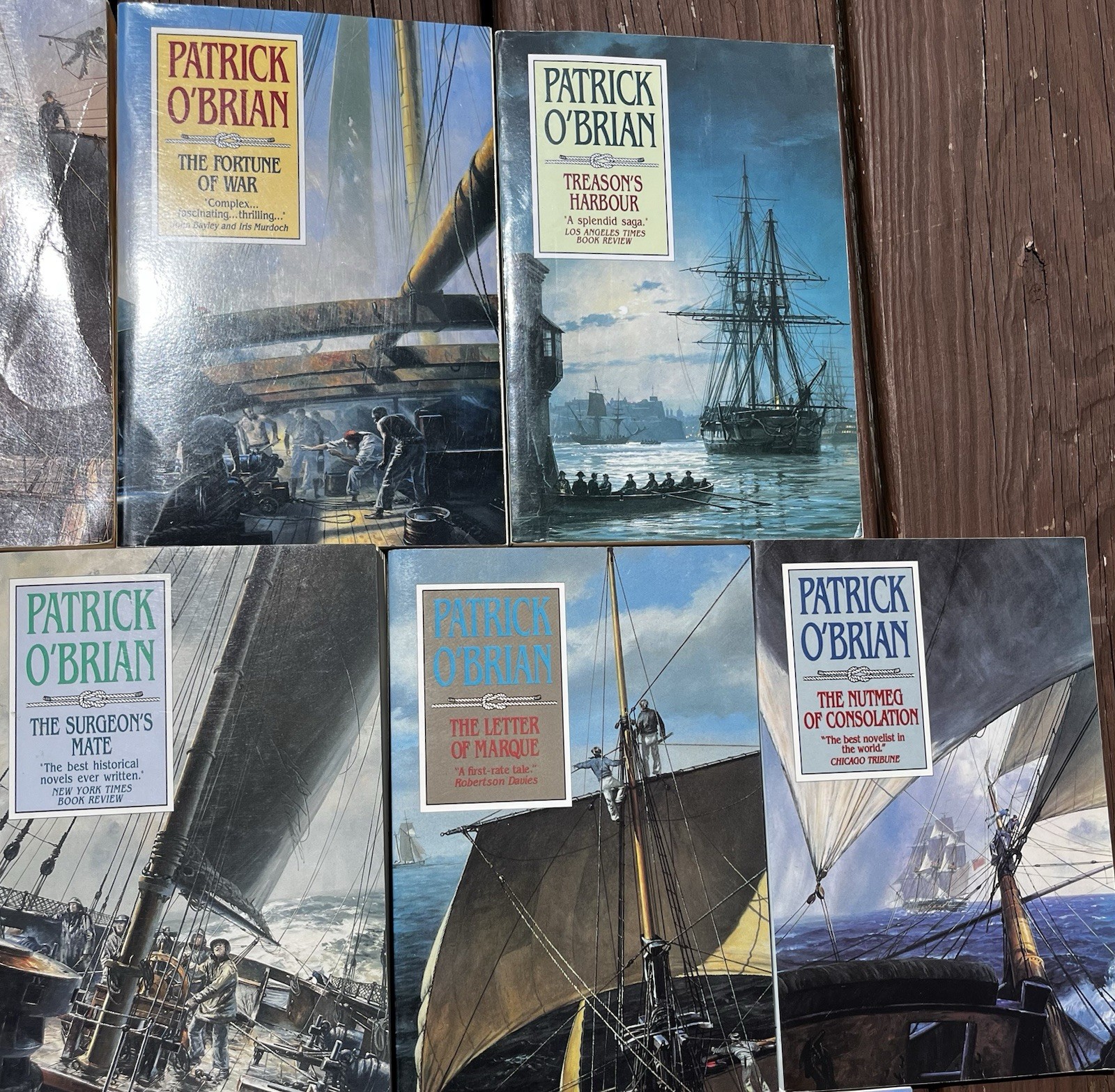 Patrick O’Brian Master and Commander Aubrey-Maturin Books Lot 10 Norton Nautical