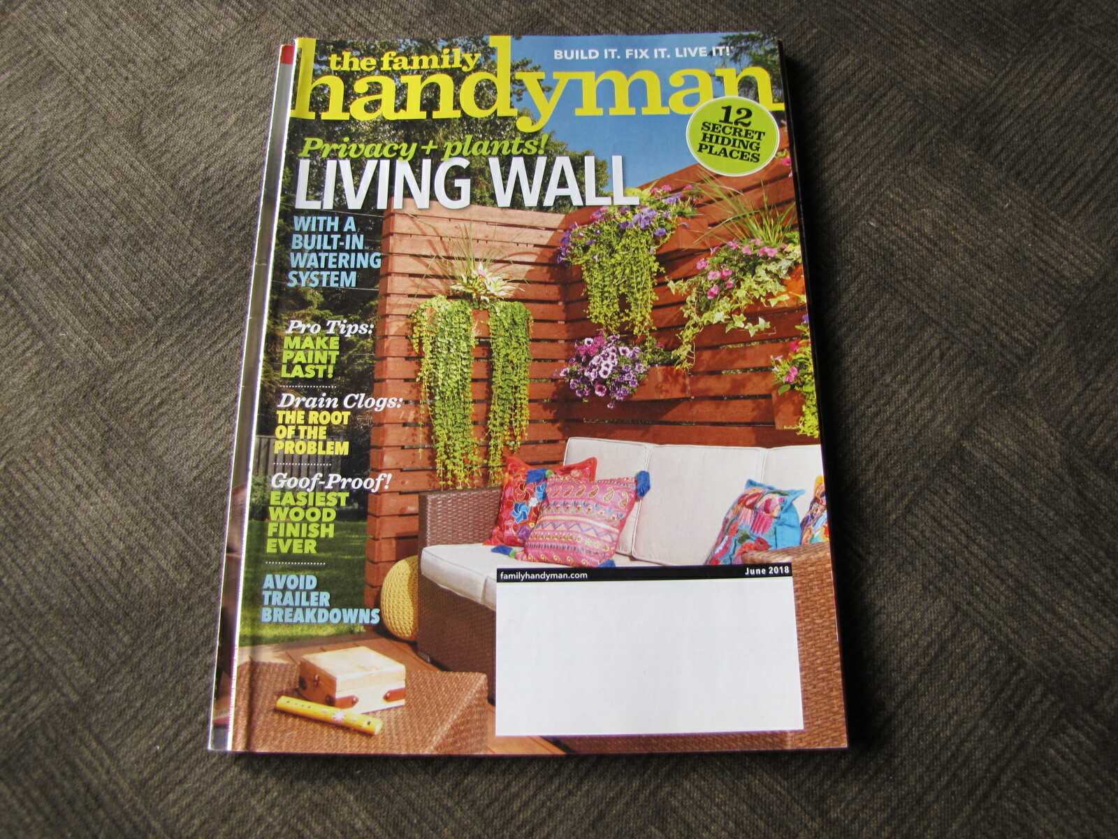 The FAMILY HANDYMAN Magazines – Lot of 5 – Various Issues & Years – See Photos