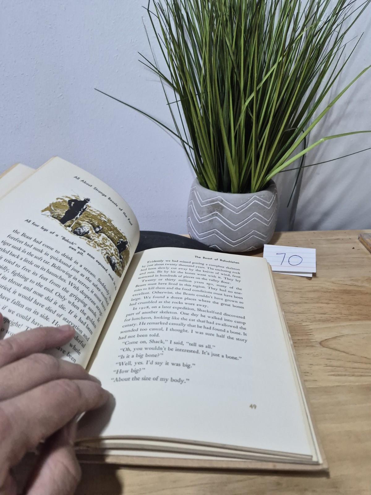 All About Strange Beasts of the Past by Roy Chapman Andrews 1956 Hardcover
