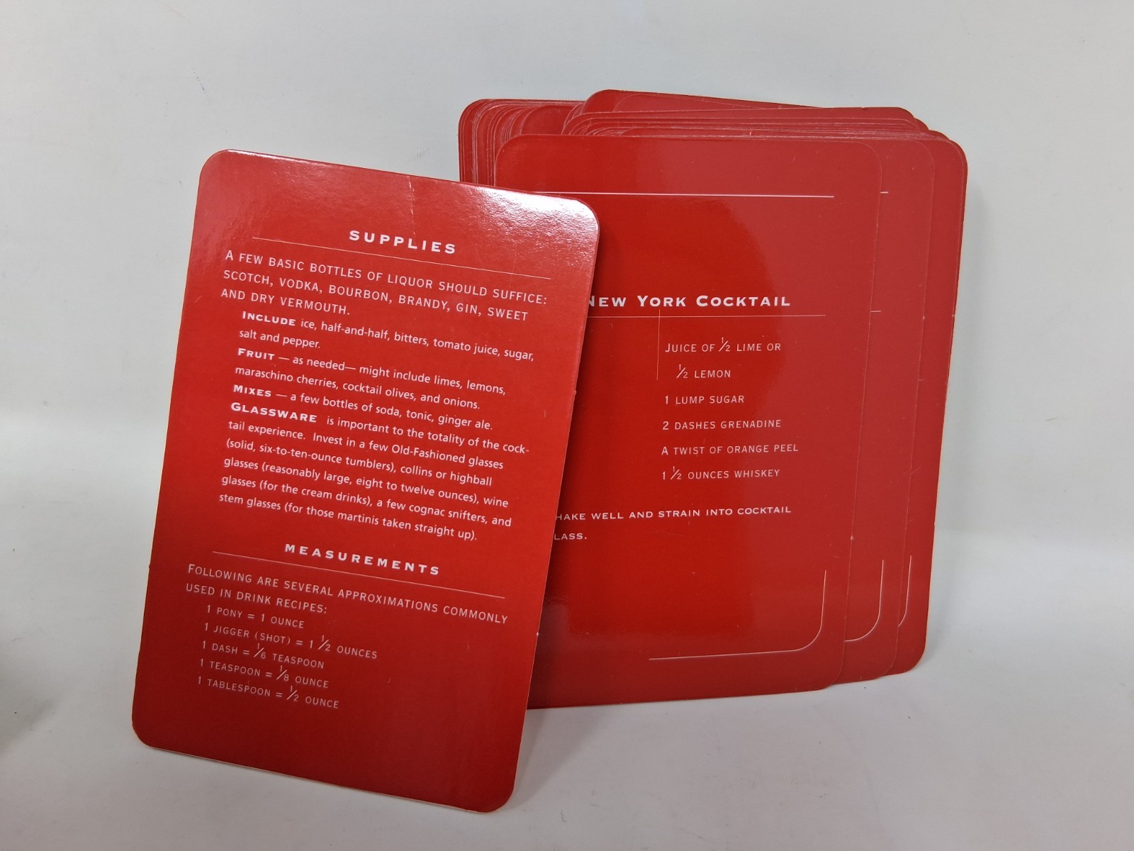 Bartender’s Deck by Philip Collins (1997, Cards,Flash Cards)