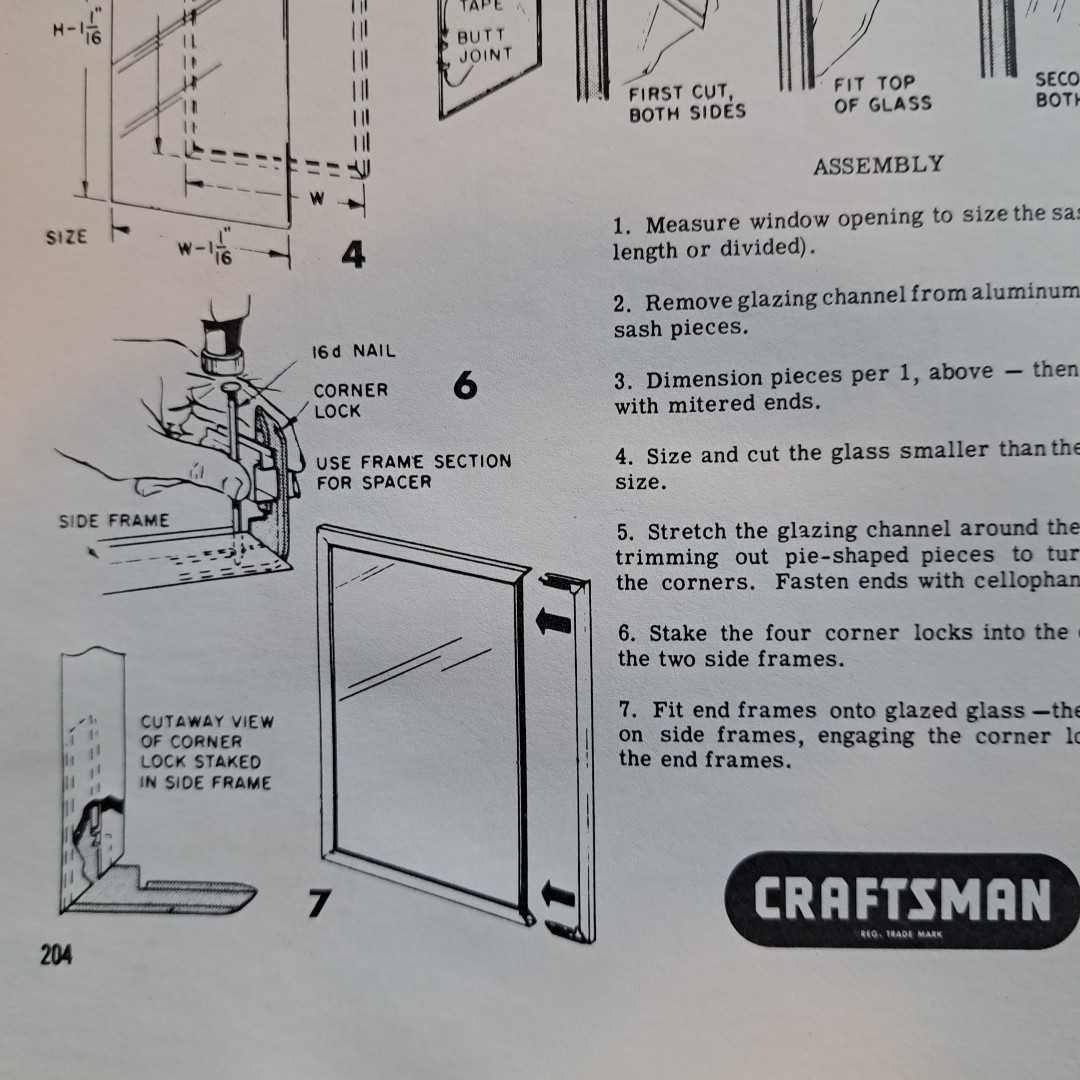 Craftsman VTG Sears MCM Radial Arm Tools Guide Woodworking Projects Illustrated