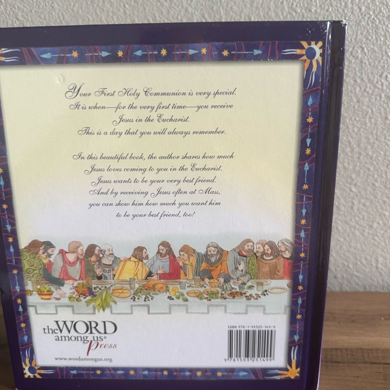On My First Holy Communion Hardcover Book by Angela M. Burrin