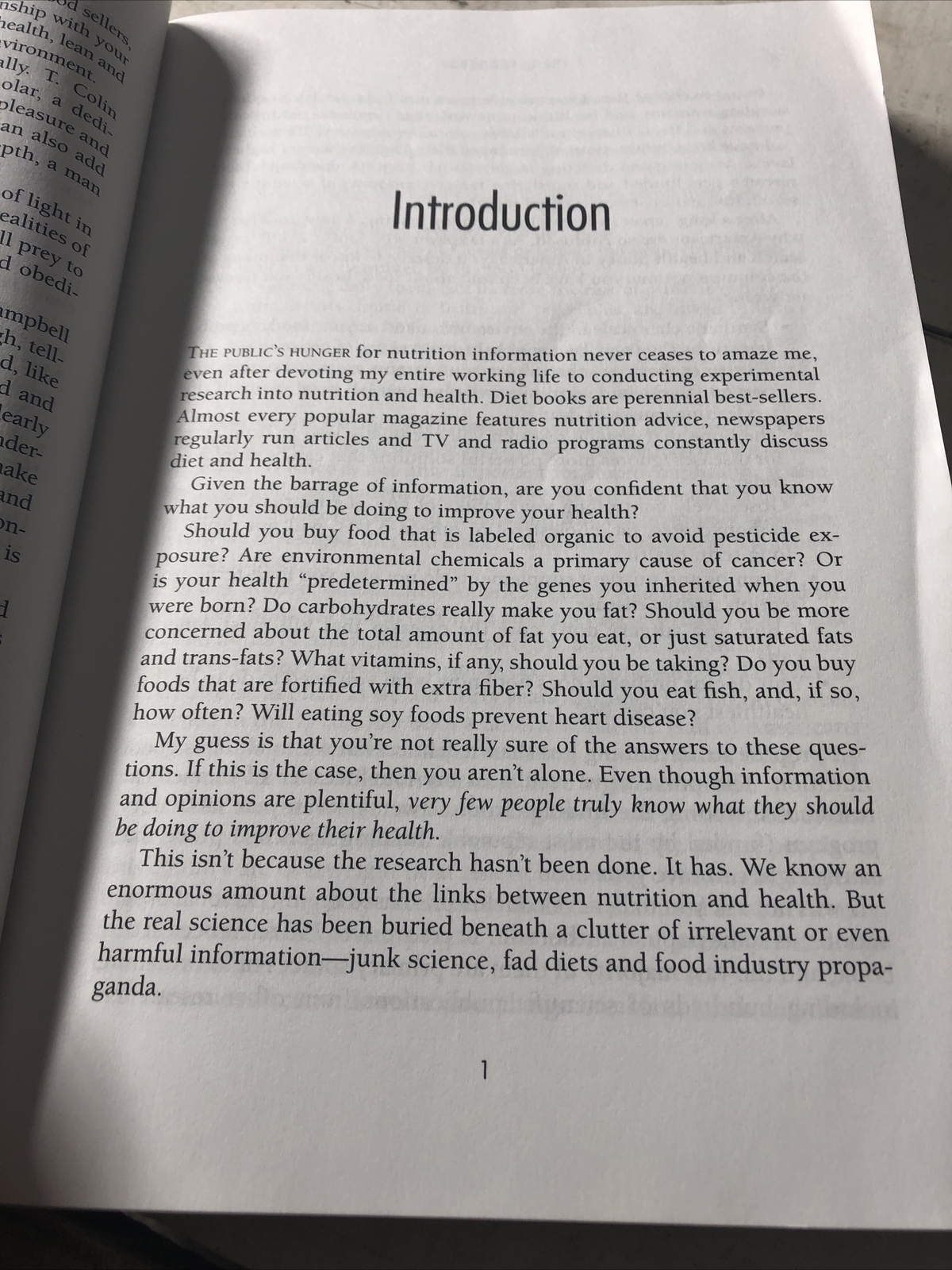 The China Study T. Colin Campbell Ph.D. (2006)