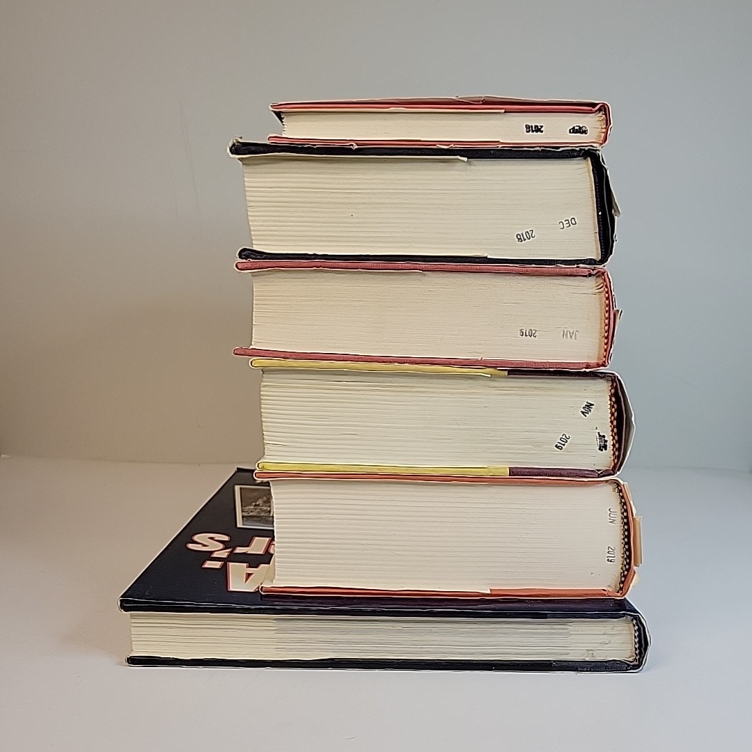 James A. Michener Hardcover Book Lot (6) -Space, Poland, Mexico, Caribbean, more