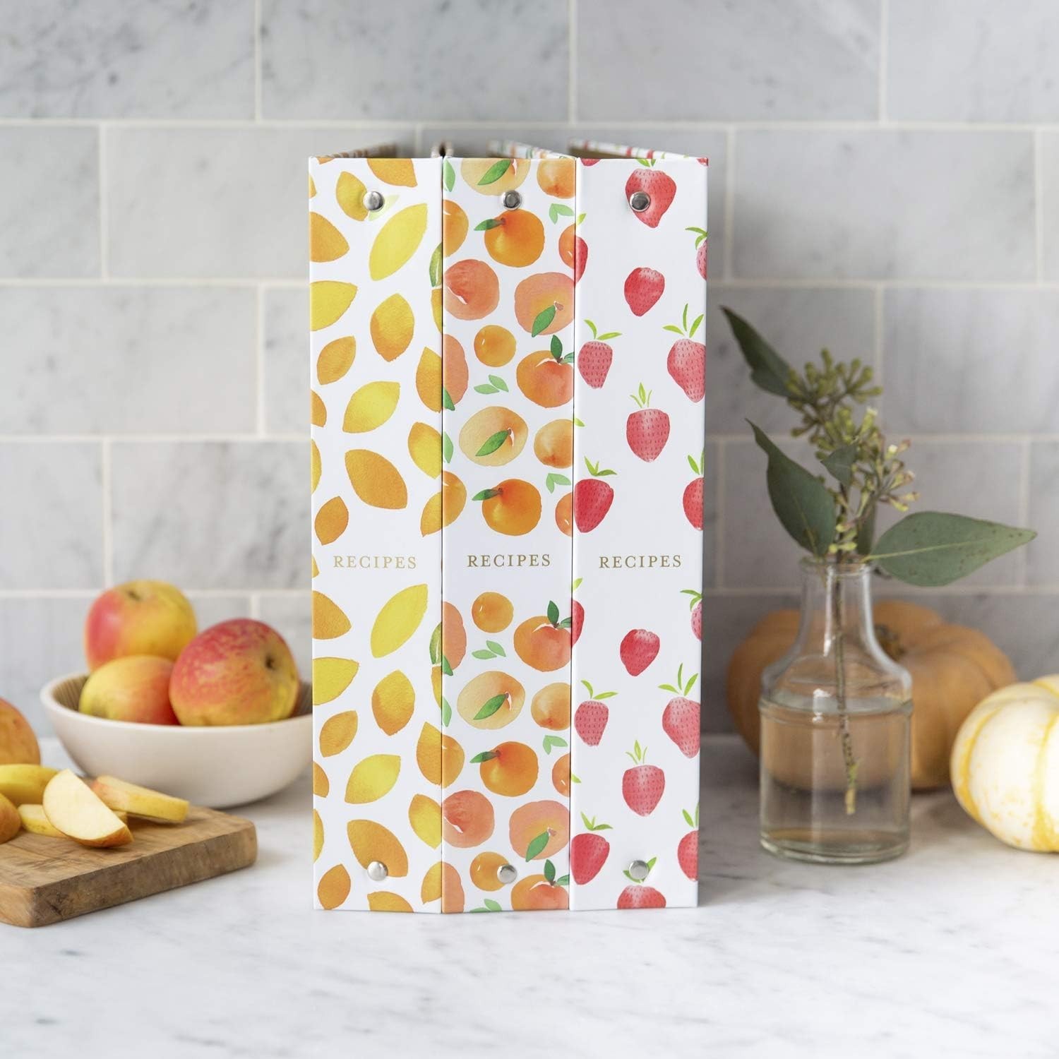 Timeless 8.5″ x 11″ Recipe Binder with Spill-Proof Sleeves for Keepsake Recipes