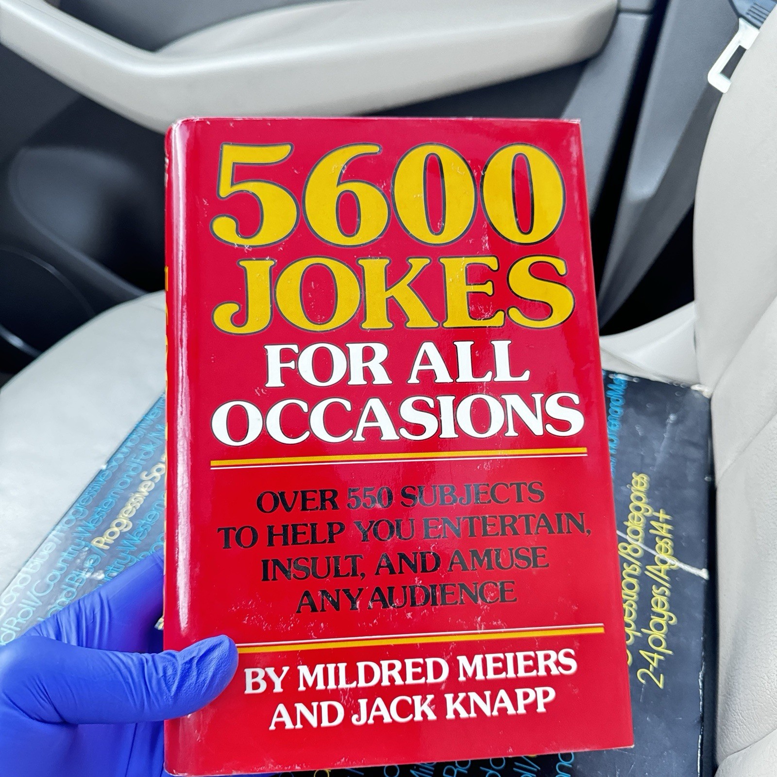 5600 Jokes for All Occasions by Mildred Meiers And Jack Knapp (Hard Cover)