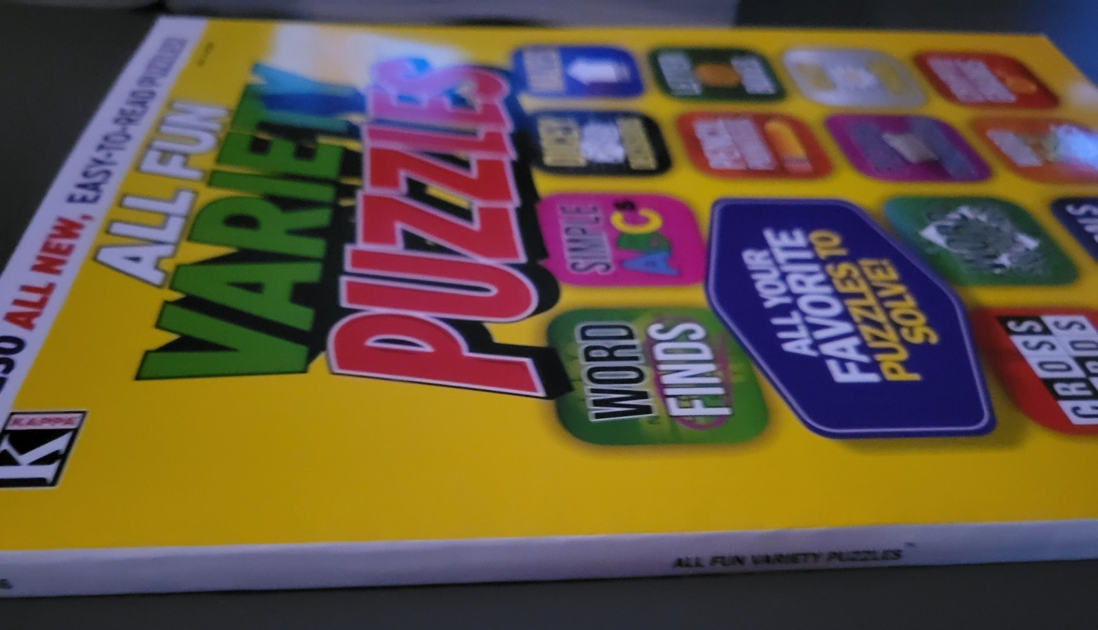 All Fun Variety Puzzles by Kappa – Over 250 Easy-To-Read Favorites To Solve -NEW