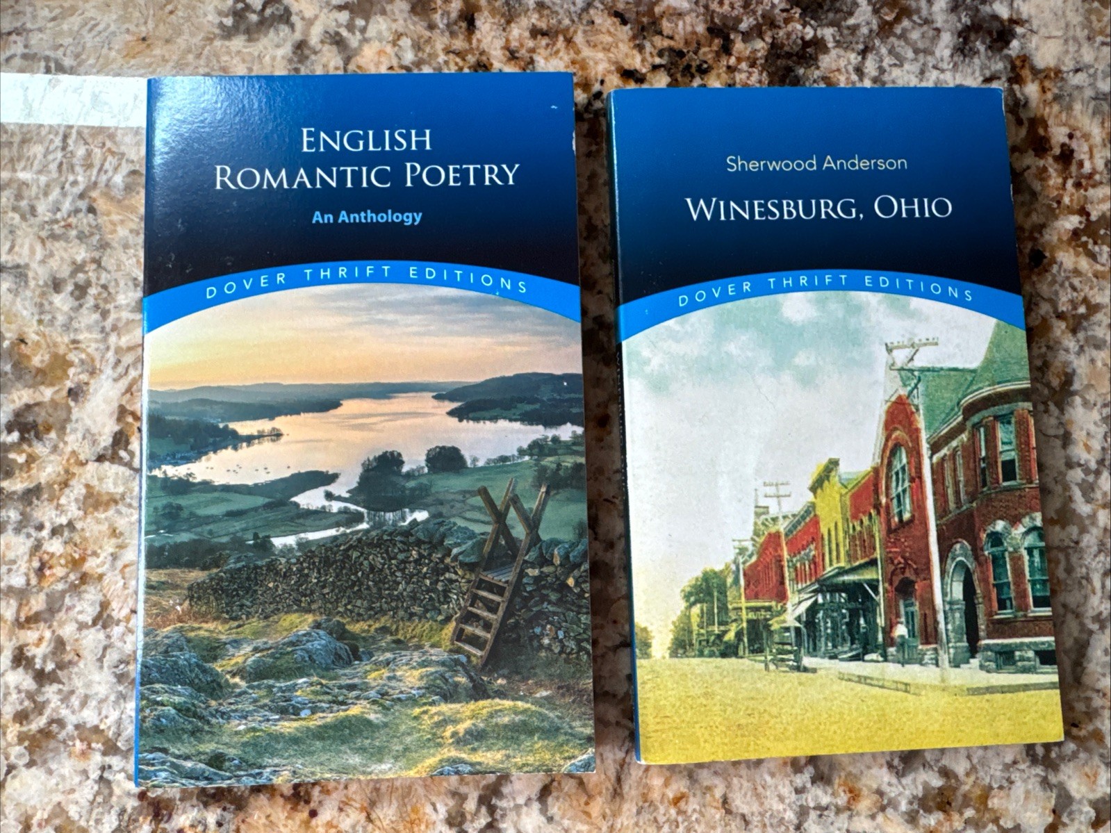 Dover Thrift Editions English Romantic Poetry and Winesburg Ohio Paperback Book