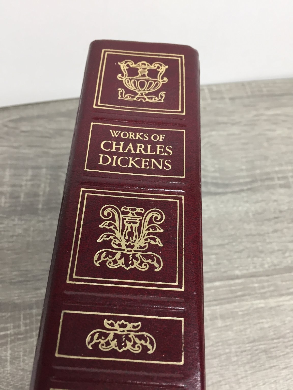 Works of Charles Dickens 1978 Avenel Books Illustrated Classic BACKWARD