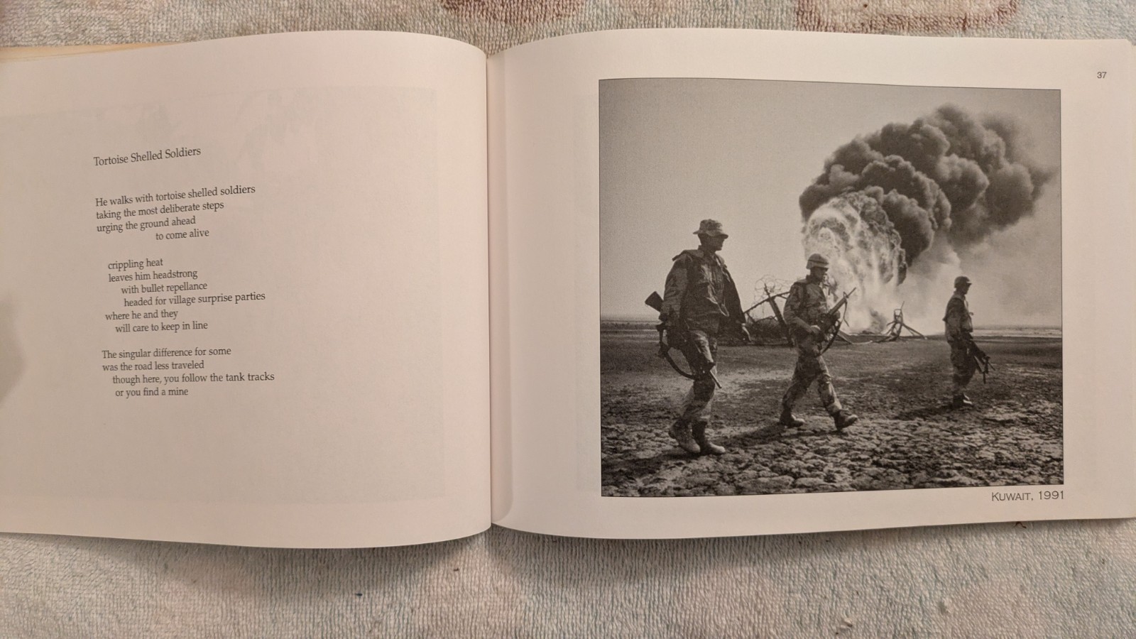John Gaps III, GOD LEFT US ALONE HERE: A Book of War, PB, 1997, SIGNED, 86 Pages