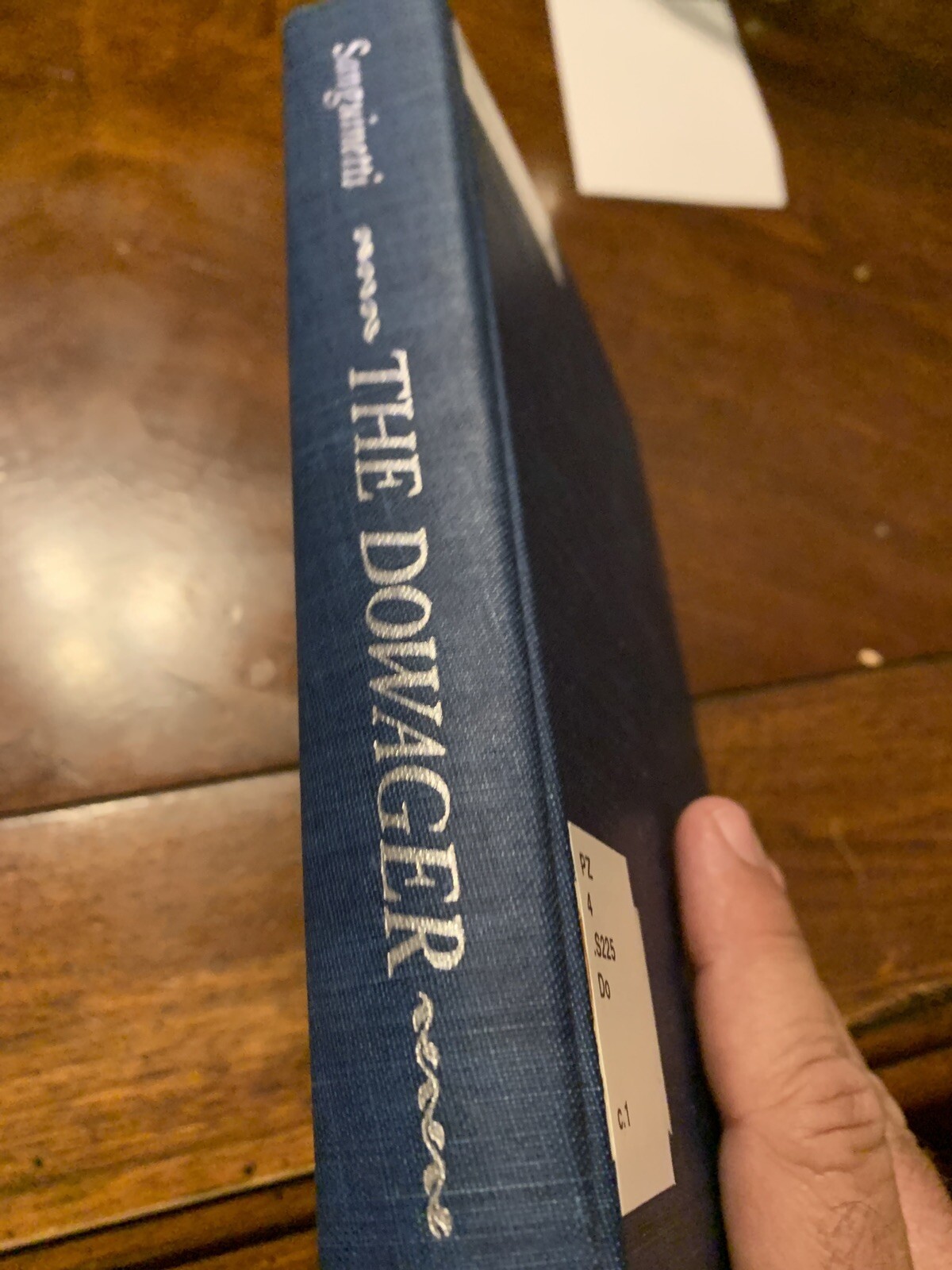 The Dowager: By Sanguinetti, Elise 1968 Hardcover