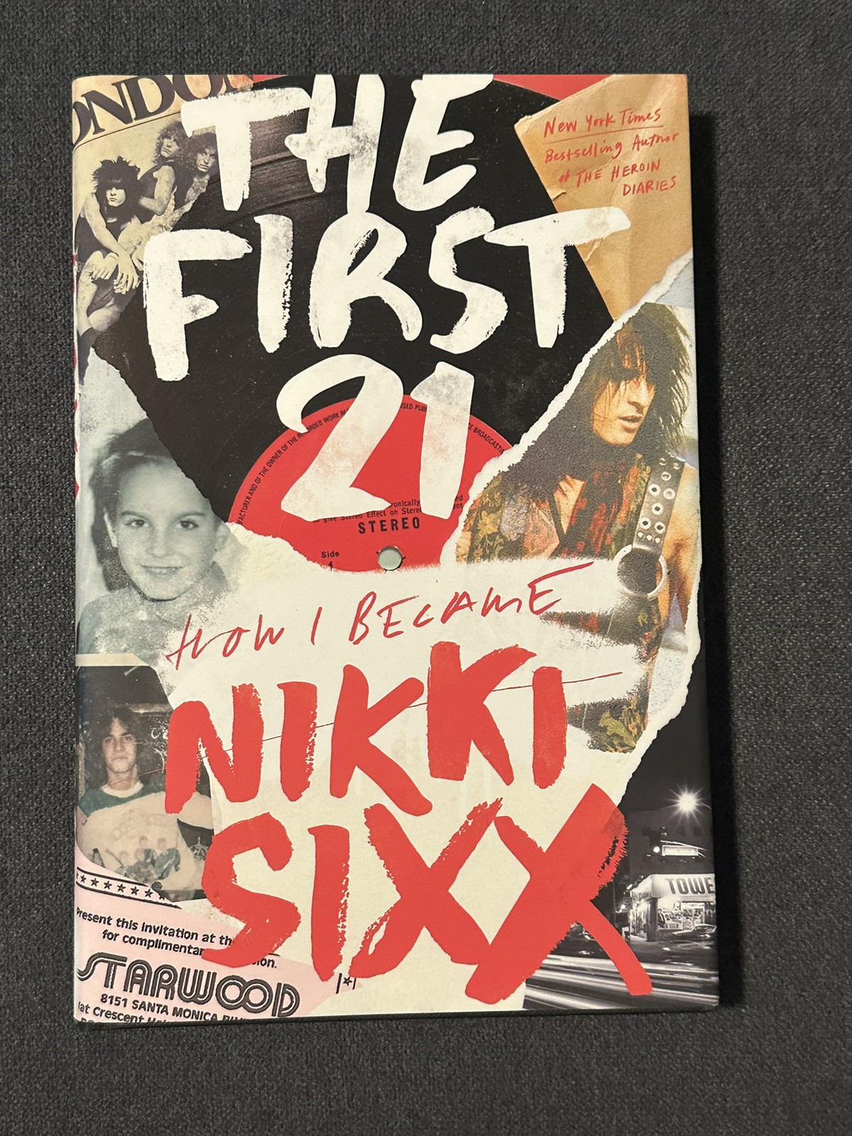 Nikki Sixx SIGNED The First 21 Hardcover Book AUTOGRAPHED Motley Crue NEW