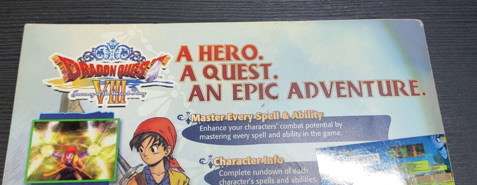 Dragon Quest VIII Journey of the Cursed King Strategy Guide w/ Exclusive Foldout