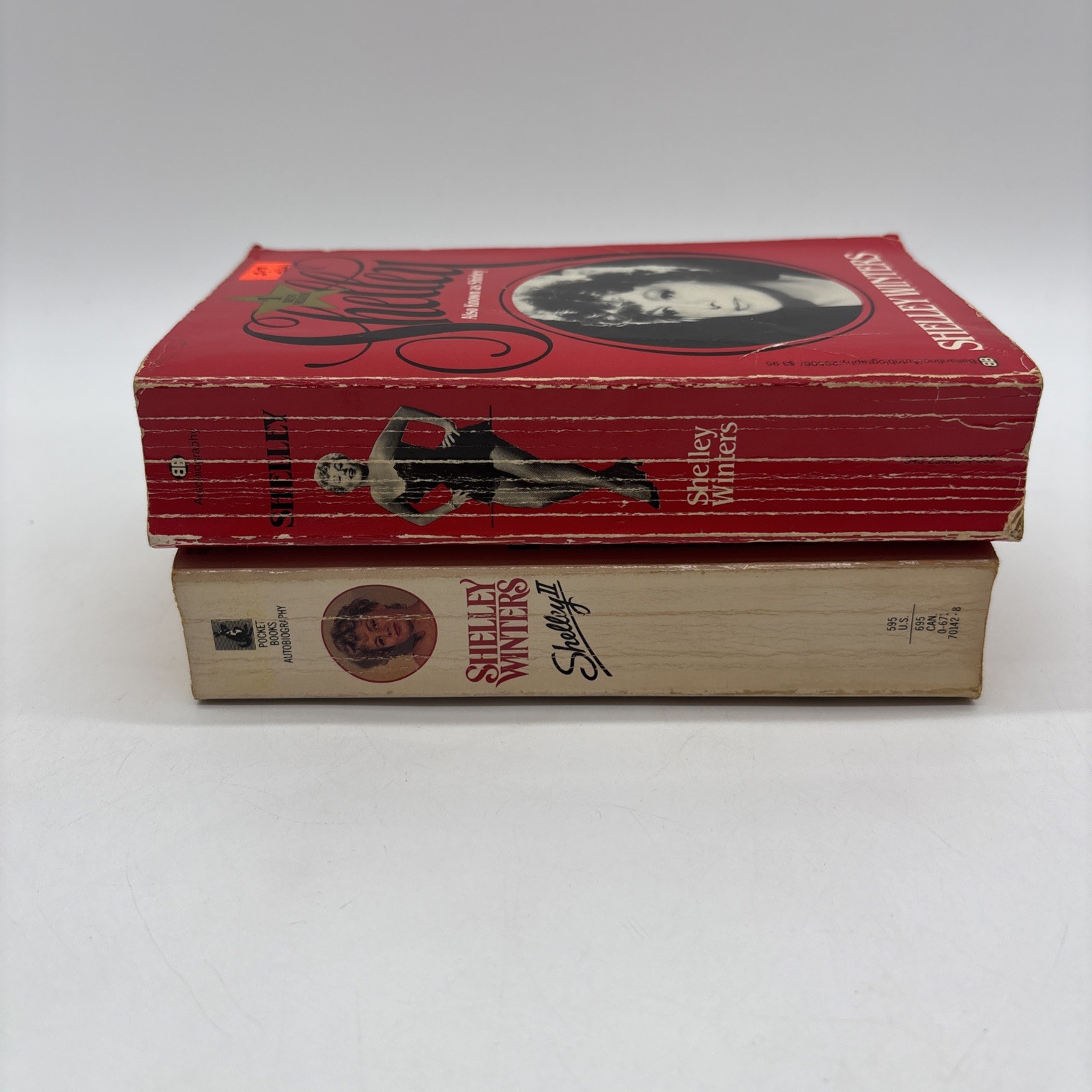 Shelley Winters Book Lot of 2 Bundle Shelley Also Known as Shirley & Shelley II