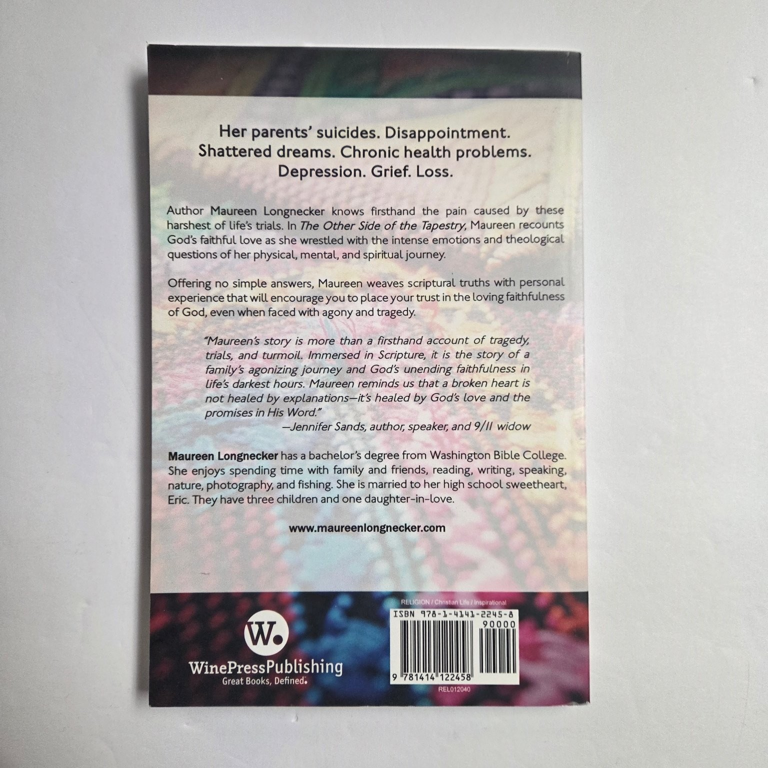The Other Side of the Tapestry Maureen Longnecker 2012 Christian Inspirational