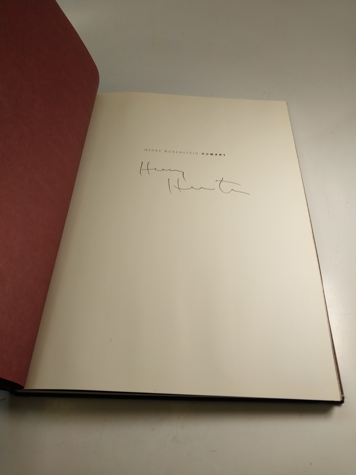 Humans by Henry Horenstein 2004 Fine Art Photography Signed Hardcover w/ DJ