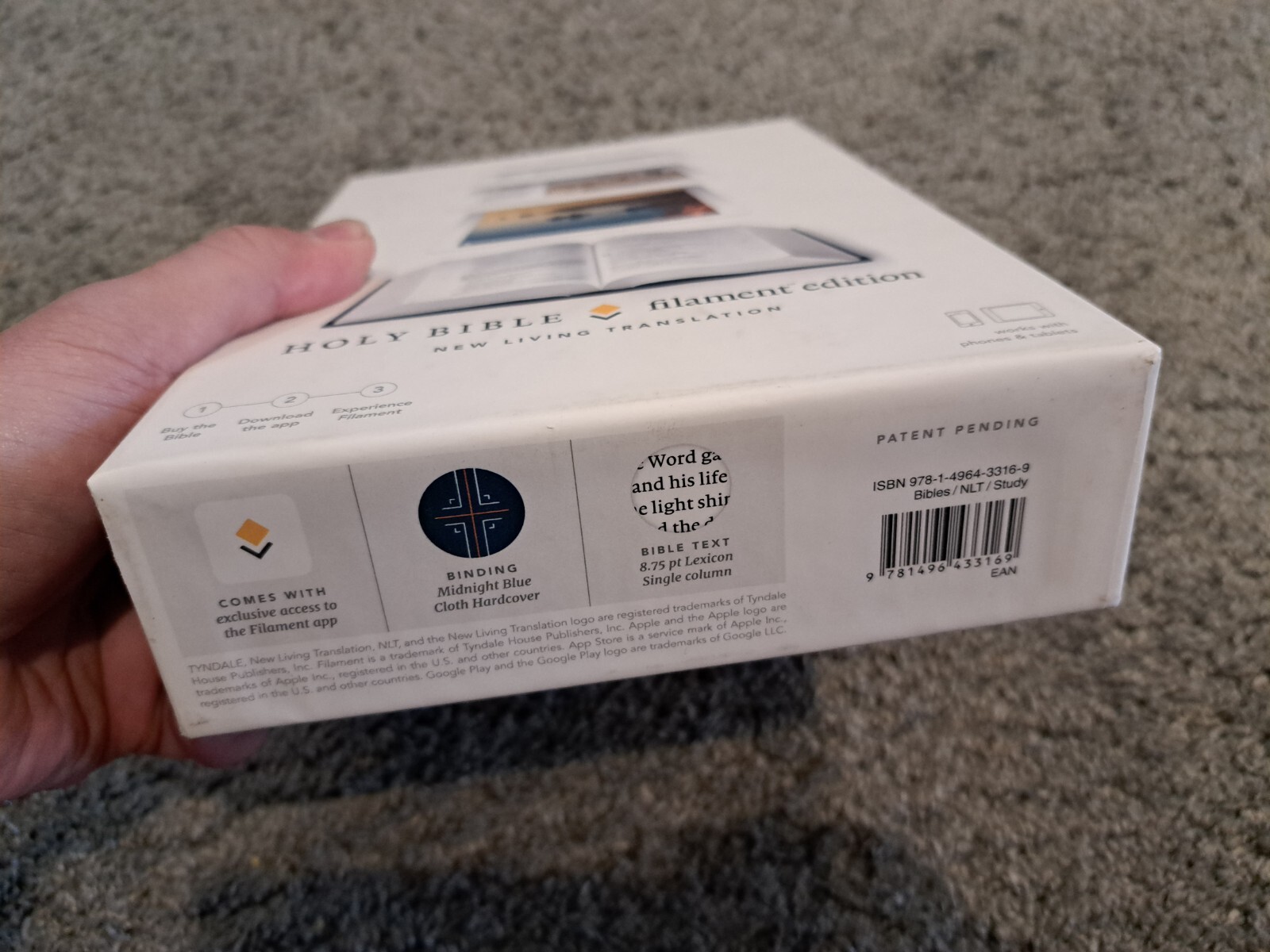 Holy Bible Filament Edition New Living Translation NLT