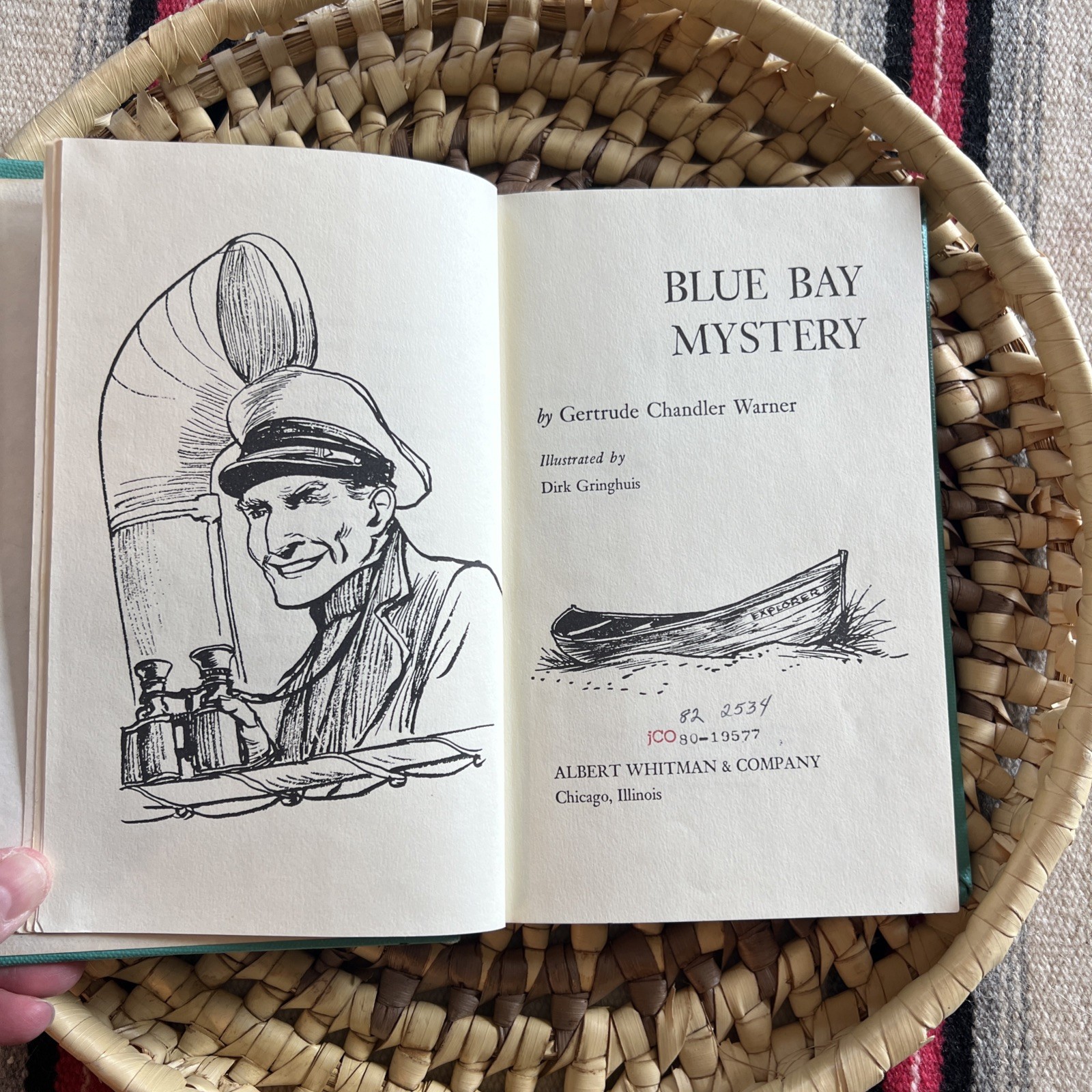 Blue Bay Mystery Book Gertrude Chandler Warner Hardback 1961