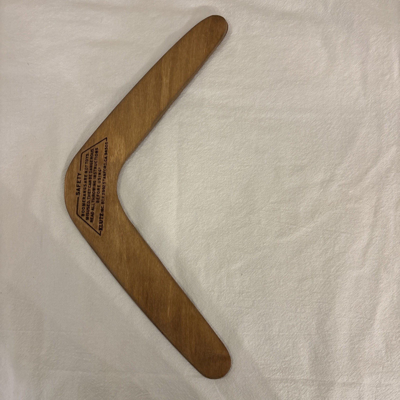1985 THE BOOMERANG BOOK John Cassidy, Klutz Press, w/ Boomerang 1st Print VTG
