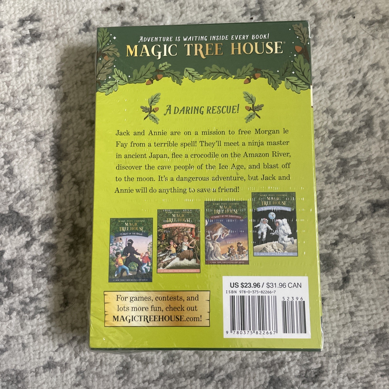 Magic Tree House Books 5-8 Boxed Set