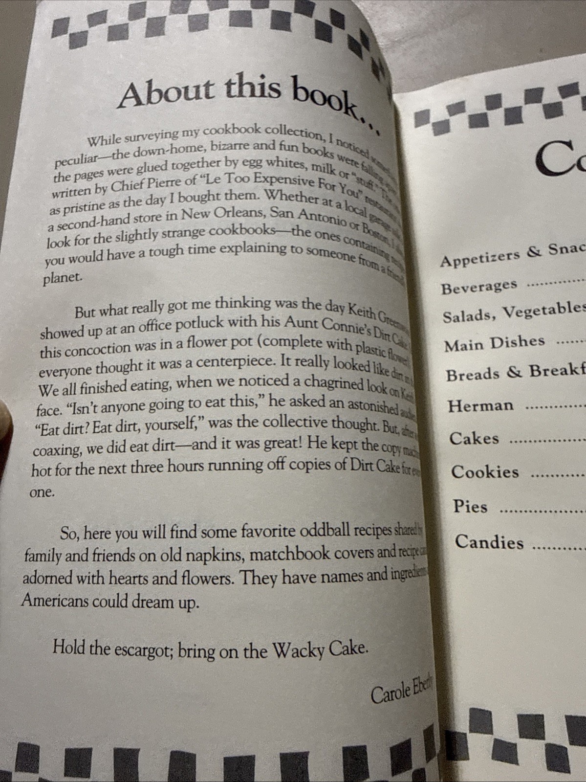 Potato Chip Cookies & Tomato Soup Cake: Recipes of Americana – Eberly 1992 PB
