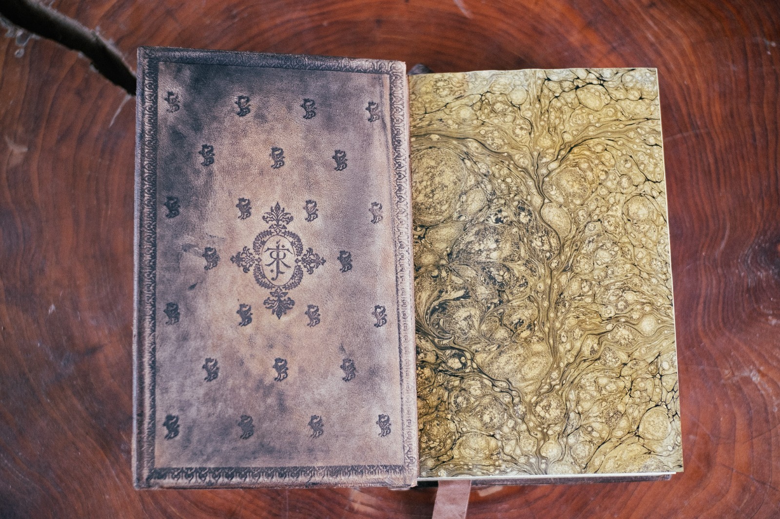 The Silmarillion Leather Bound Handmade Italian Binding
