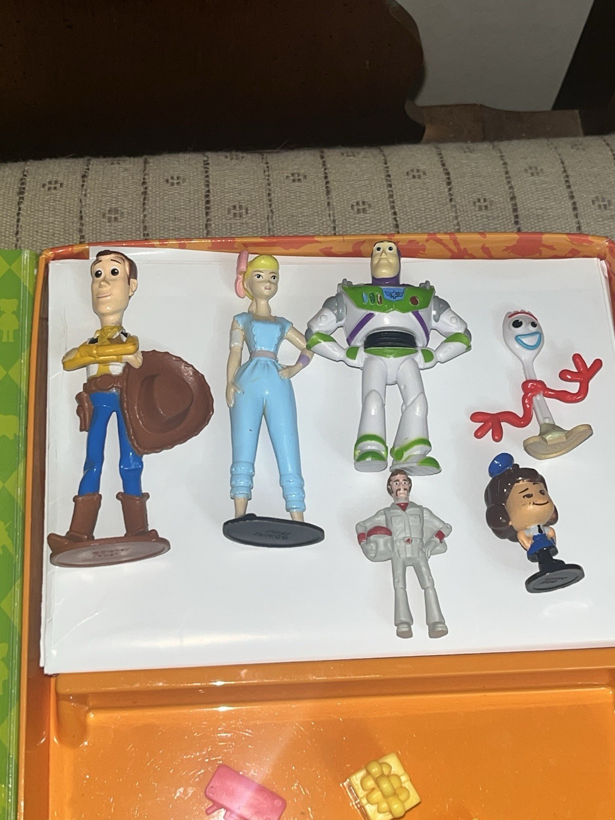 Phidal Disney Toy Story 4 My Busy Books With 6 Figurines & Playmat Pre-owned