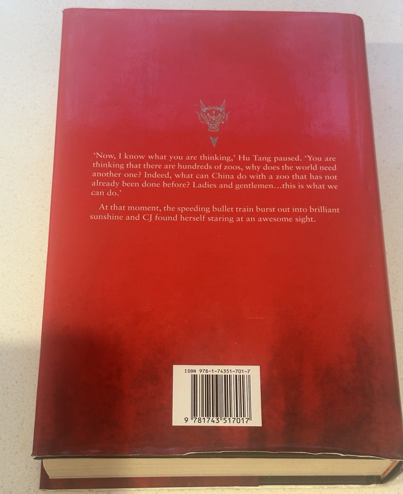 Matthew Reilly The Great Zoo Of China Hard Cover Novel Book