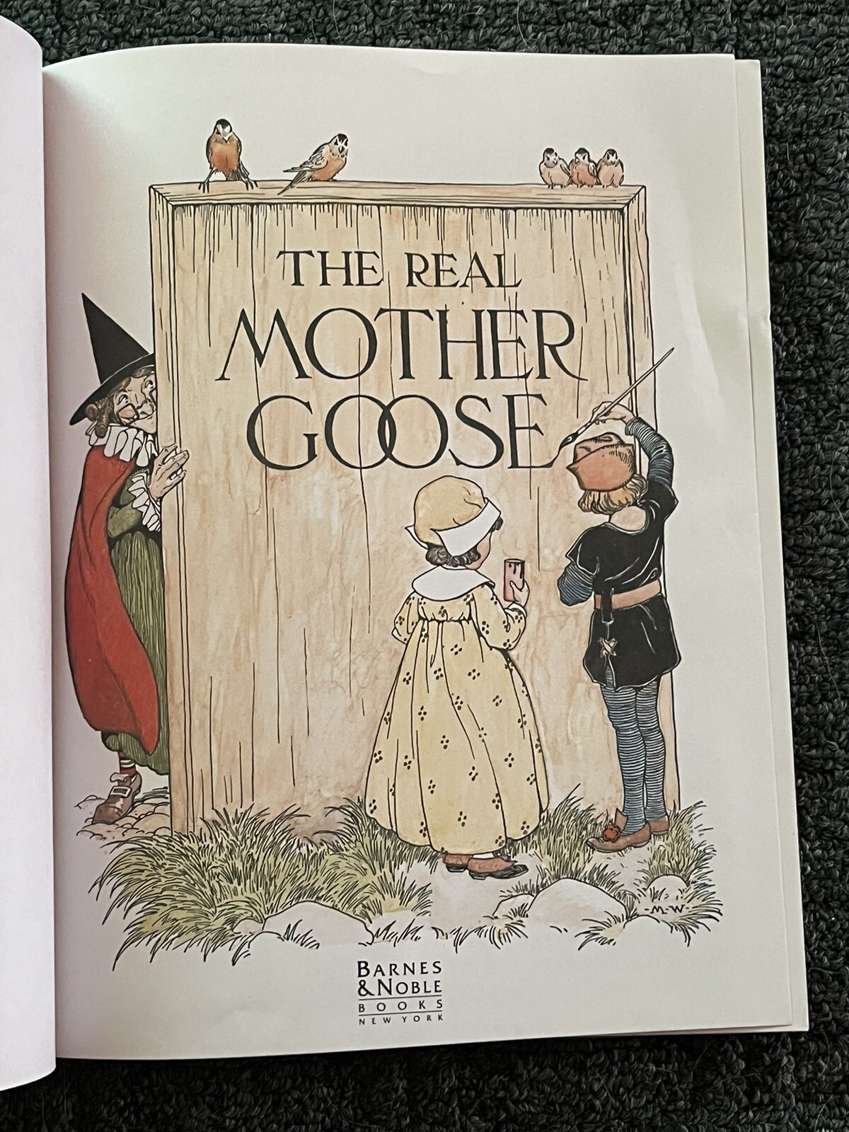 The Real Mother Goose by Blanche Wright (1992, Hardcover, Later Edition)
