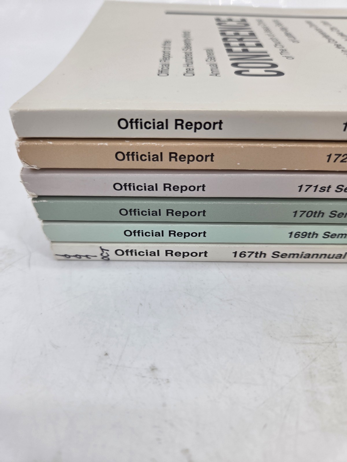 LDS Lot 6 Mormon Semi Annual General Conference Reports 1990’s 2000’s