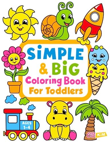 Simple Big Coloring Book for – NEW