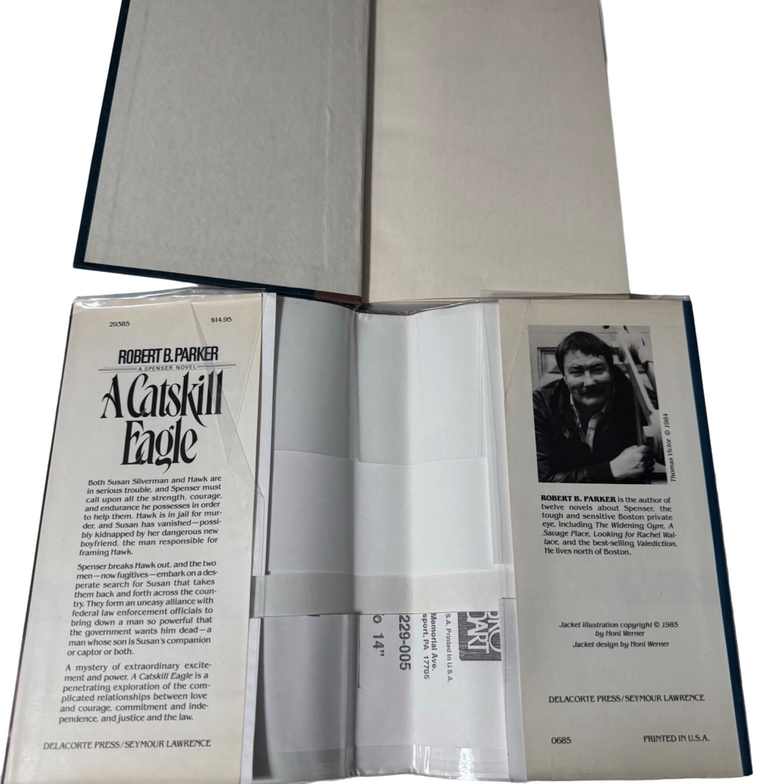 A Catskill Eagle 1985 by Robert B Parker First Ed Printing Delacorte Press HC