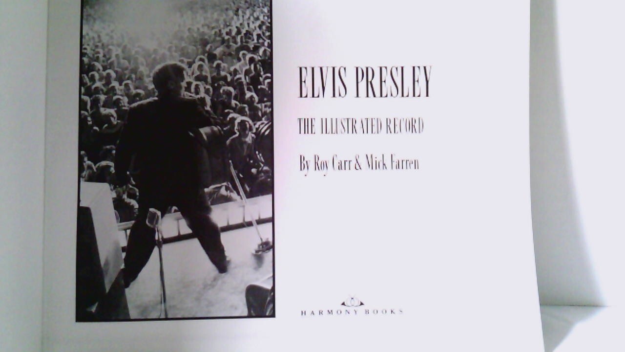 ELVIS PRESLEY~THE ILLUSTRATED RECORD~BY MIKE FARREN & ROY CARR~Set of 2~1982
