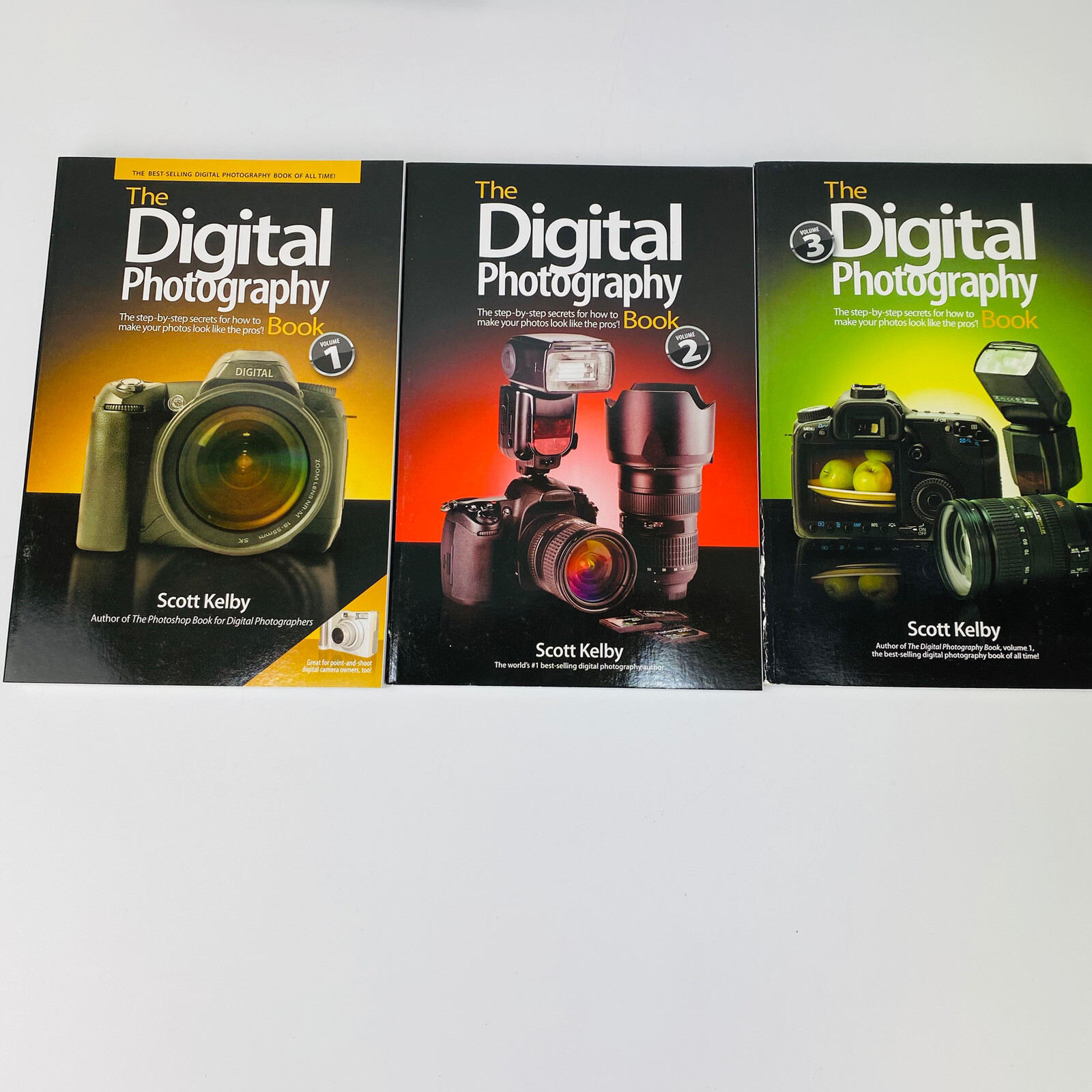 The Digital Photography Library Vols. 1-3 Book Set by Scott Kelby