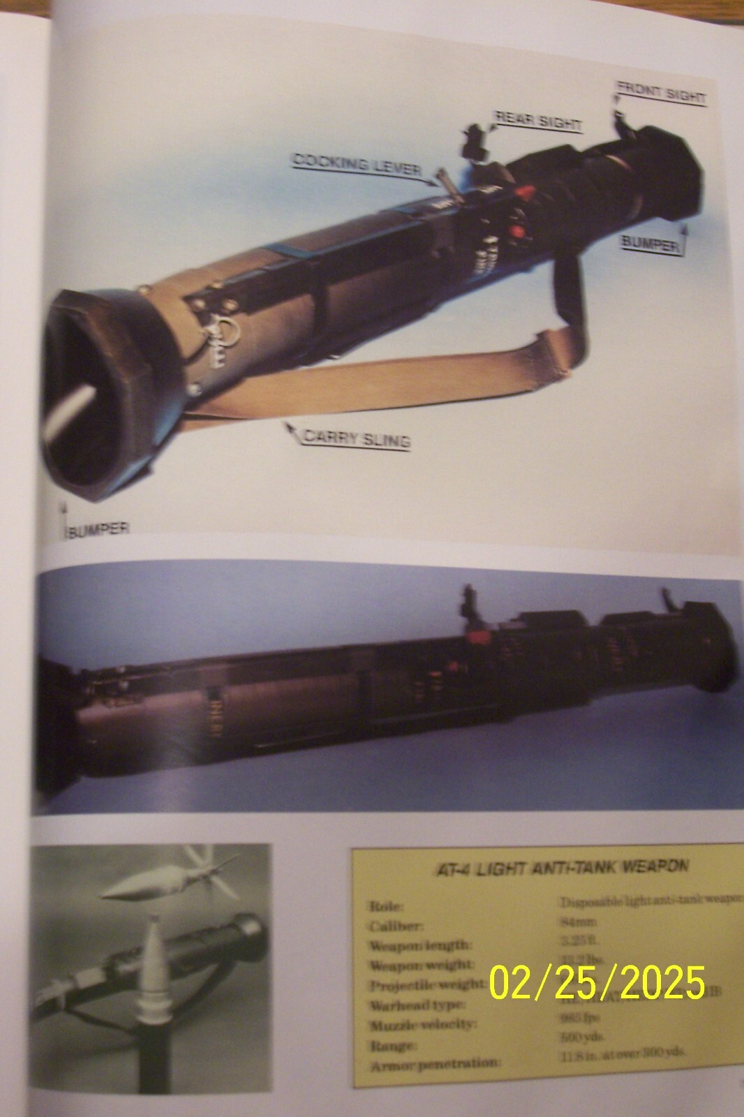 USA US Army U.S. COMBAT America’s Land Based Weaponry Reference Book 260 pages