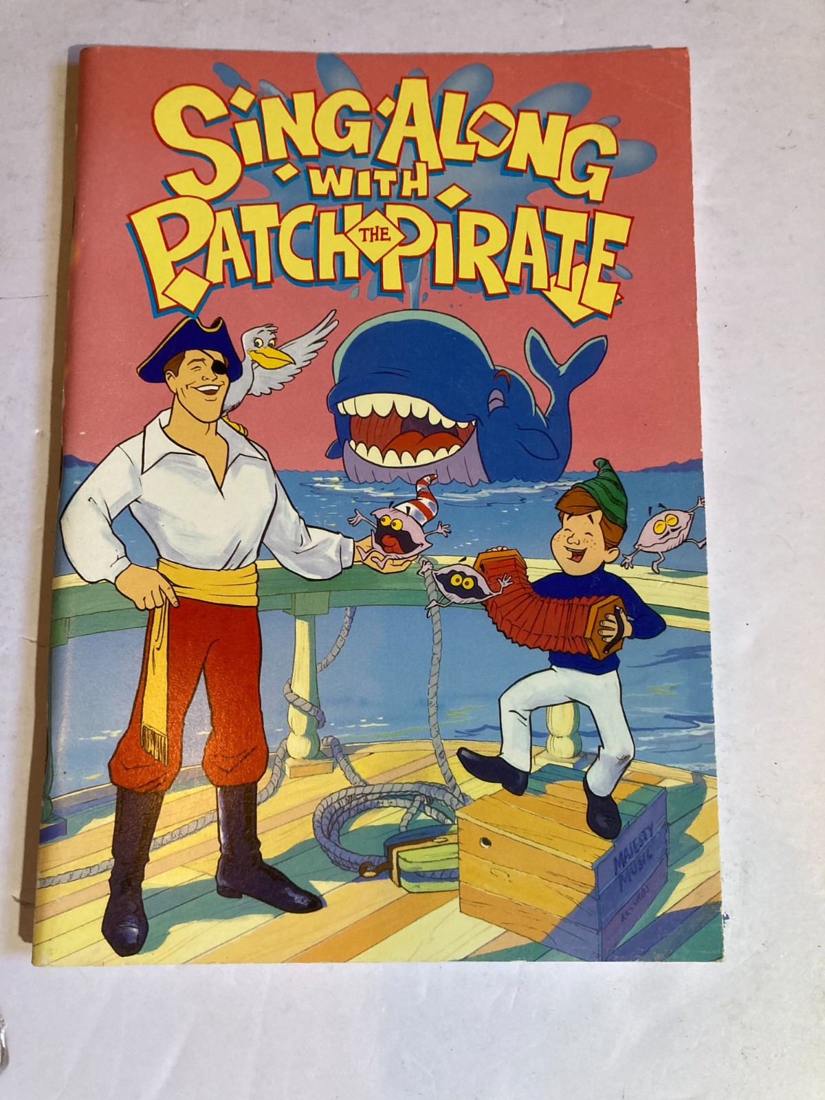 Lot PATCH THE PIRATE vintage SING ALONG songbook CAPTAINS COPY music CHILDRENS