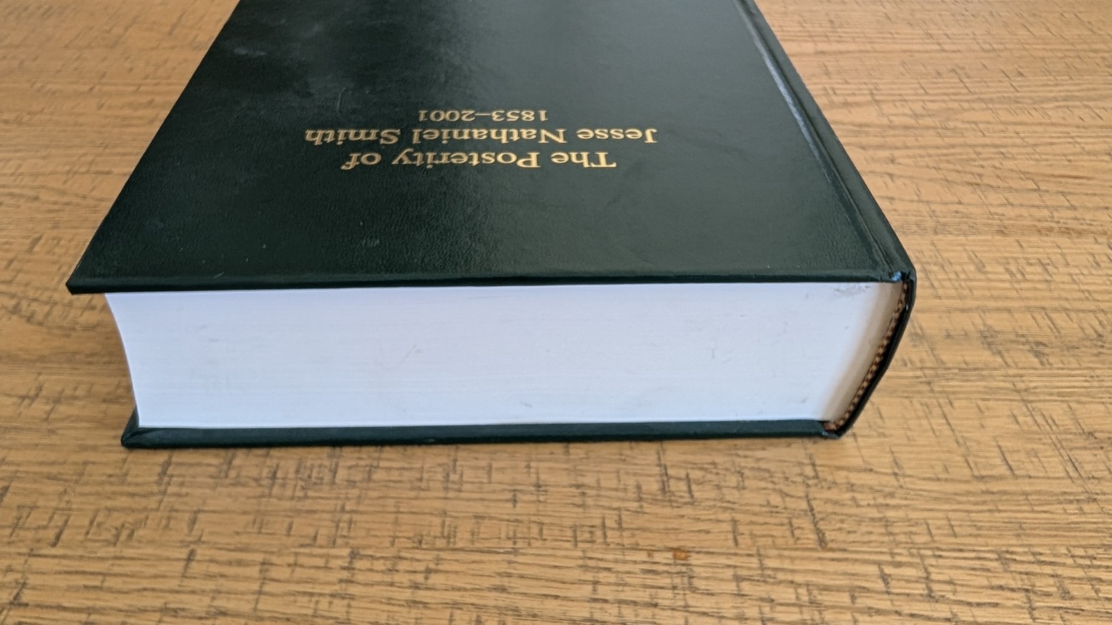 The Posterity of Jesse Nathaniel Smith 1853-2001 Green Hardcover 2001 Mormon