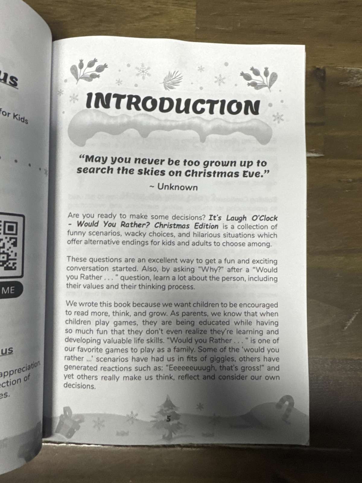 Would You Rather? Christmas Edition Kids Game Book Riddleland