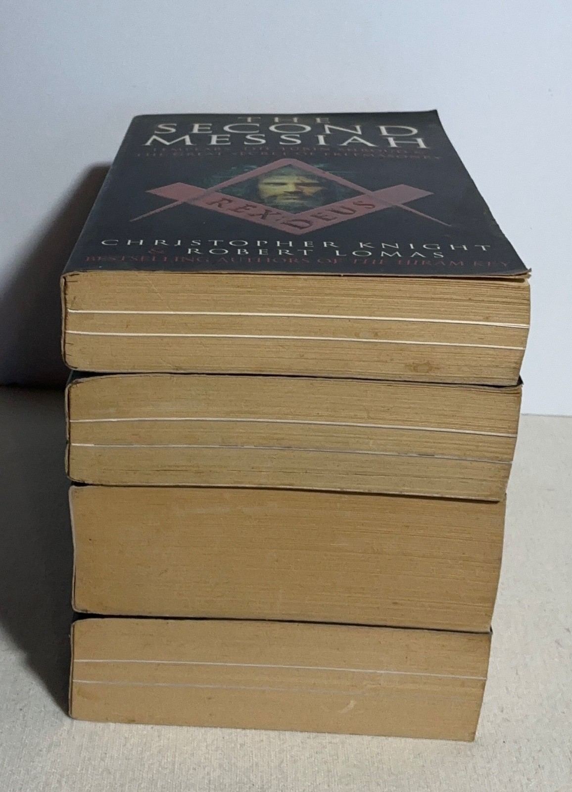 4 books freemansonry Templars Christopher Knight Imports 1990s early 2000s