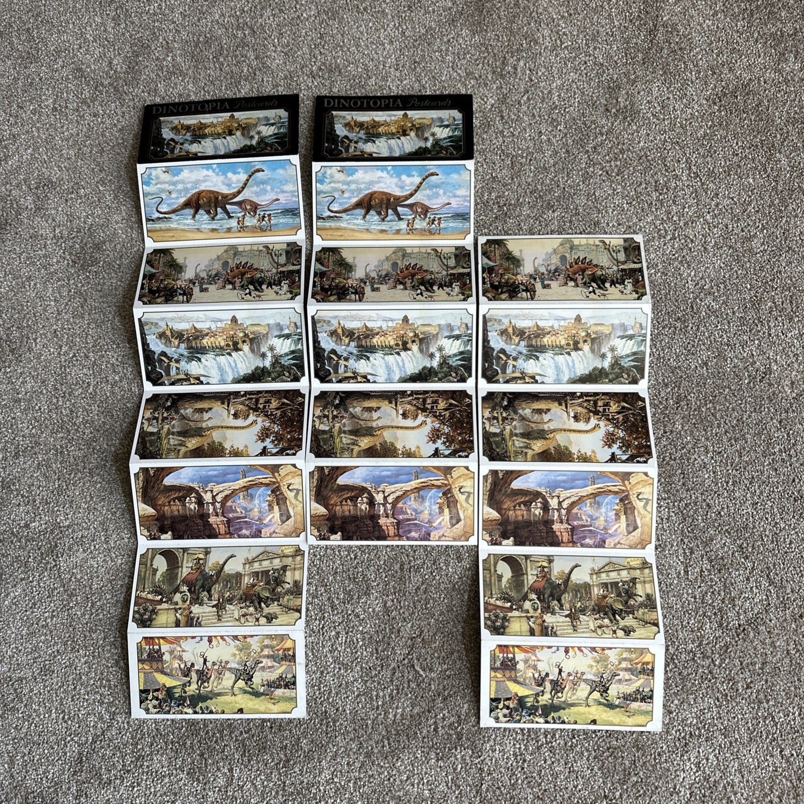 1993 Turner Publishing Inc. James Gurney’s DINOTOPIA POSTCARD BOOK “Rare”