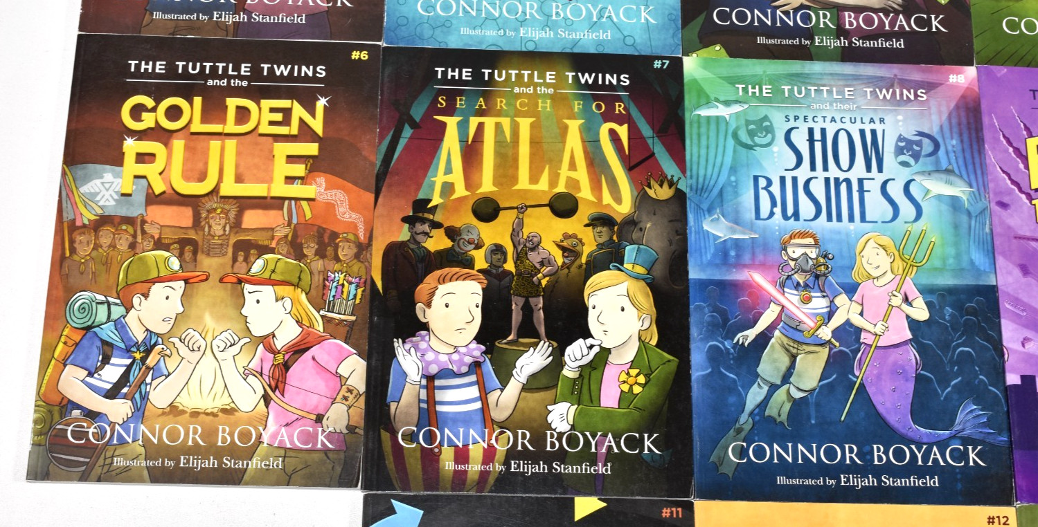 The Tuttle Twins 1-13 Lot of 13 Connor Boyack Paperback Books Series Set
