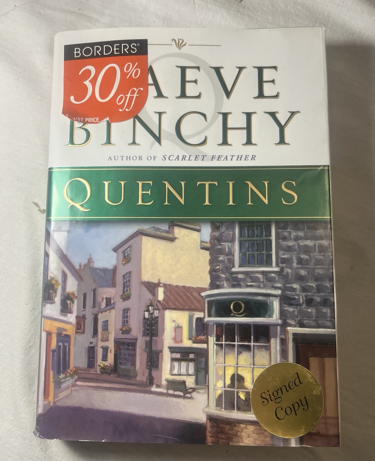 Quentins by Maeve Binchy (2002, Hardcover) SIGNED 1st/1st
