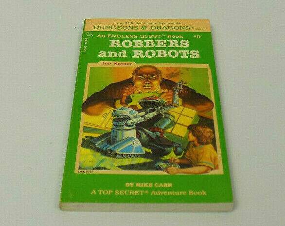1983 TSR Endless Quest Book #9 – Robbers and Robots by Mike Carr 1st Printing