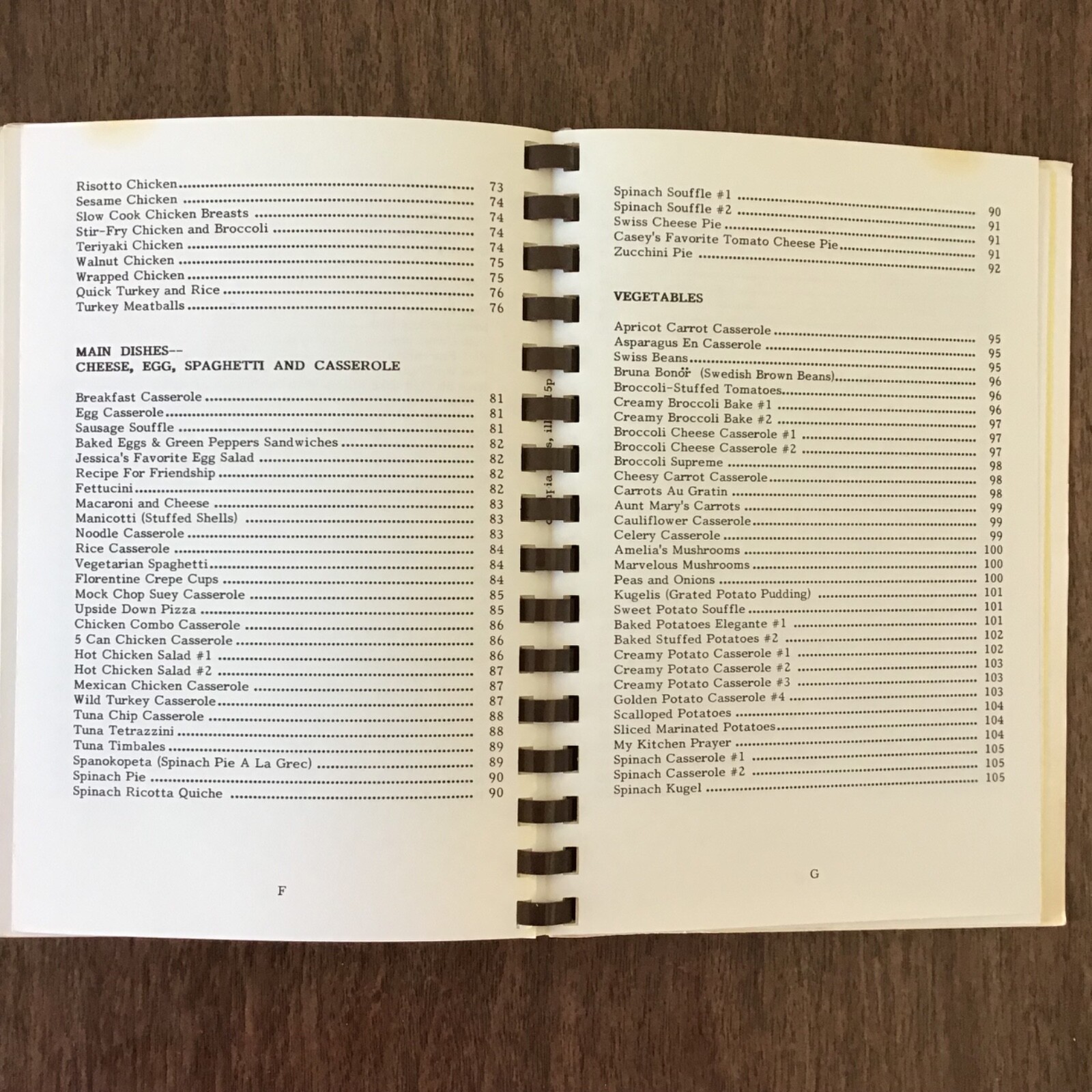 Olympia Fields Illinois Society of Serving Vtg 1985 Cookbook SEE INDEX PHOTOS