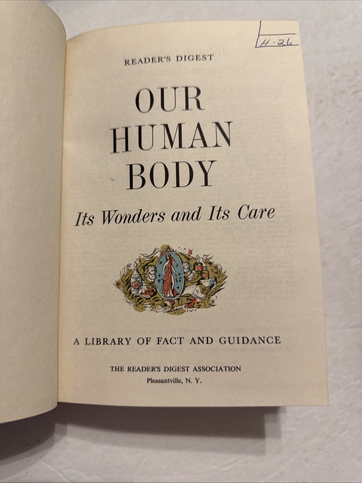 Our Human Body Its Wonders & Its Care Reader’s Digest Hardcover 1962 w/ Case