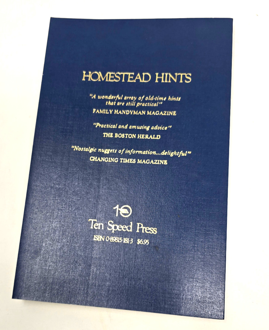 Homestead Hints – A Compendium of Useful Information From the Past – 1986, Berg
