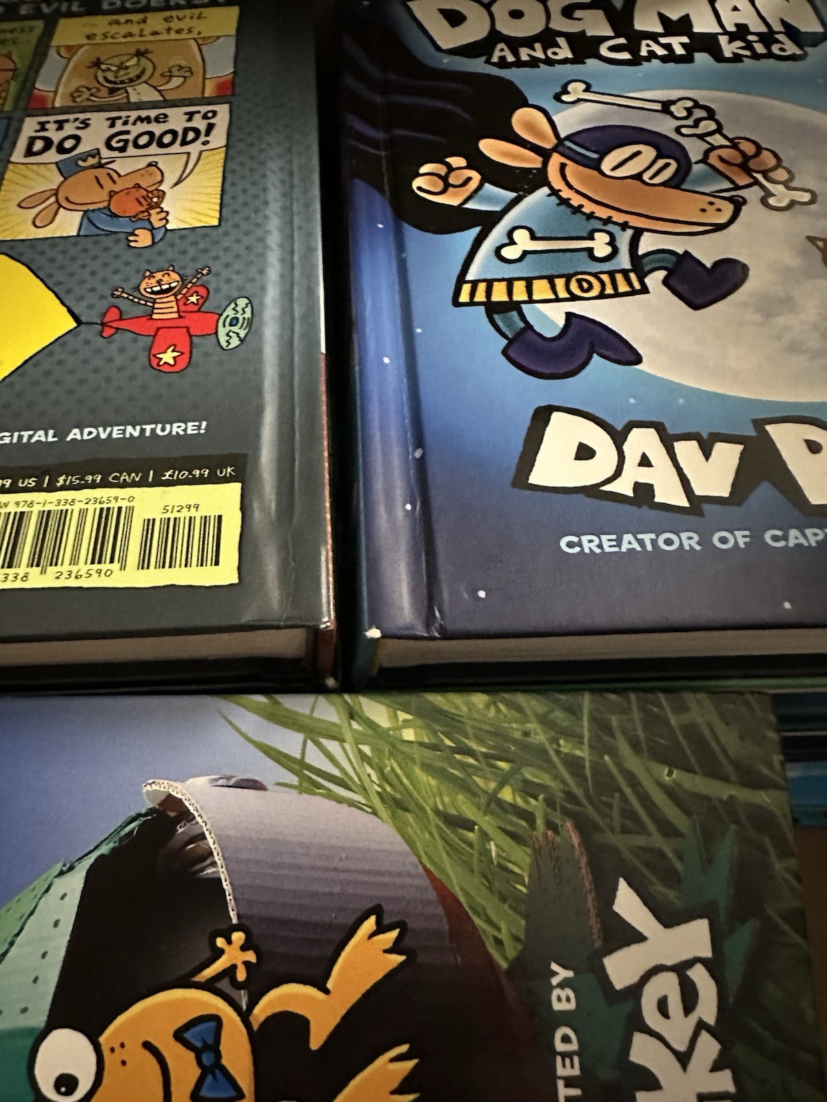 DOG MAN Series Complete Collection Set Books Dav Pilkey HC Hardcover Books Cat