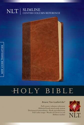 Slimline Center Column Reference Bible-NLT by Tyndale: Used