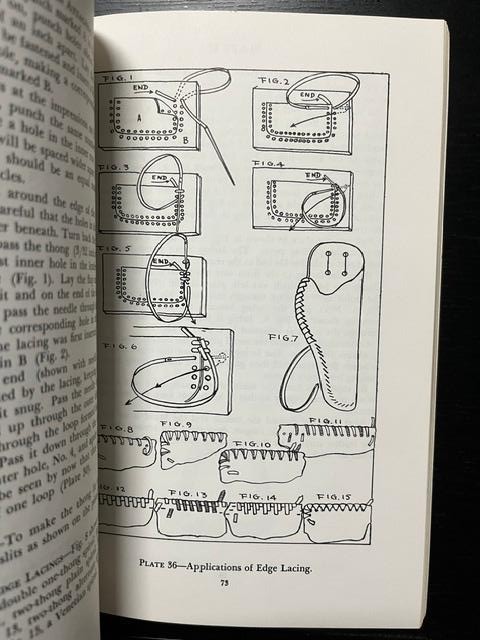 Leather Braiding by Bruce Grant Illustrated by Larry Spinelli 1961 Softcover